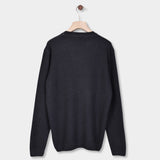 Garment Dyed Sweater Crewneck - Grey