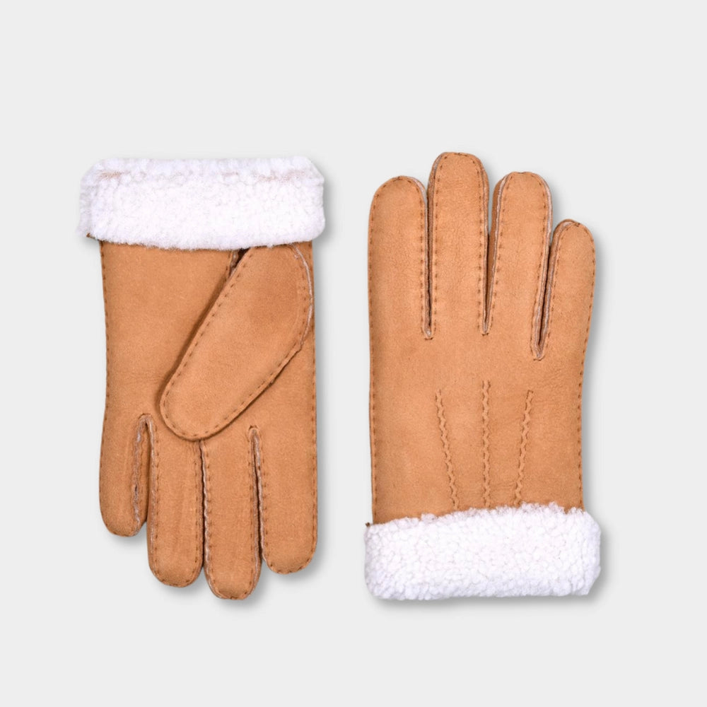Glove Fur Classic - Cognac - Hugo Sthlm