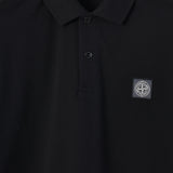 Short-sleeve polo shirt 22R39 - Black