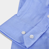 Slim Fit Cut Away Dobby Shirt - Blue - Hugo Sthlm