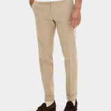 Denz Turn Up Trousers - Beige - Hugo Sthlm