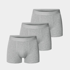 3-Pack Boxer Brief - Grey Melange - Hugo Sthlm