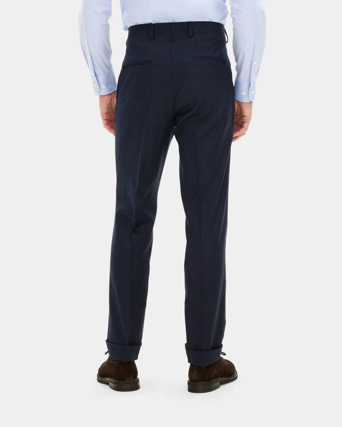 Dandy Turn Up Trouser - Baltic Blue - Hugo Sthlm