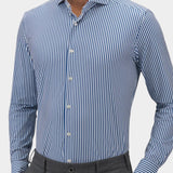 Active Stripe Shirt - Navy Blue
