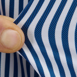 Active Stripe Shirt - Navy Blue