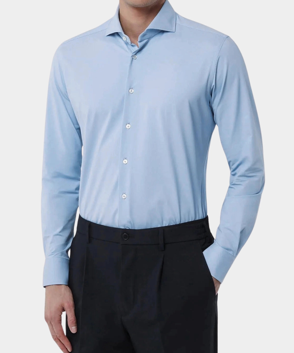 Active Solid Shirt - Blue - Hugo Sthlm