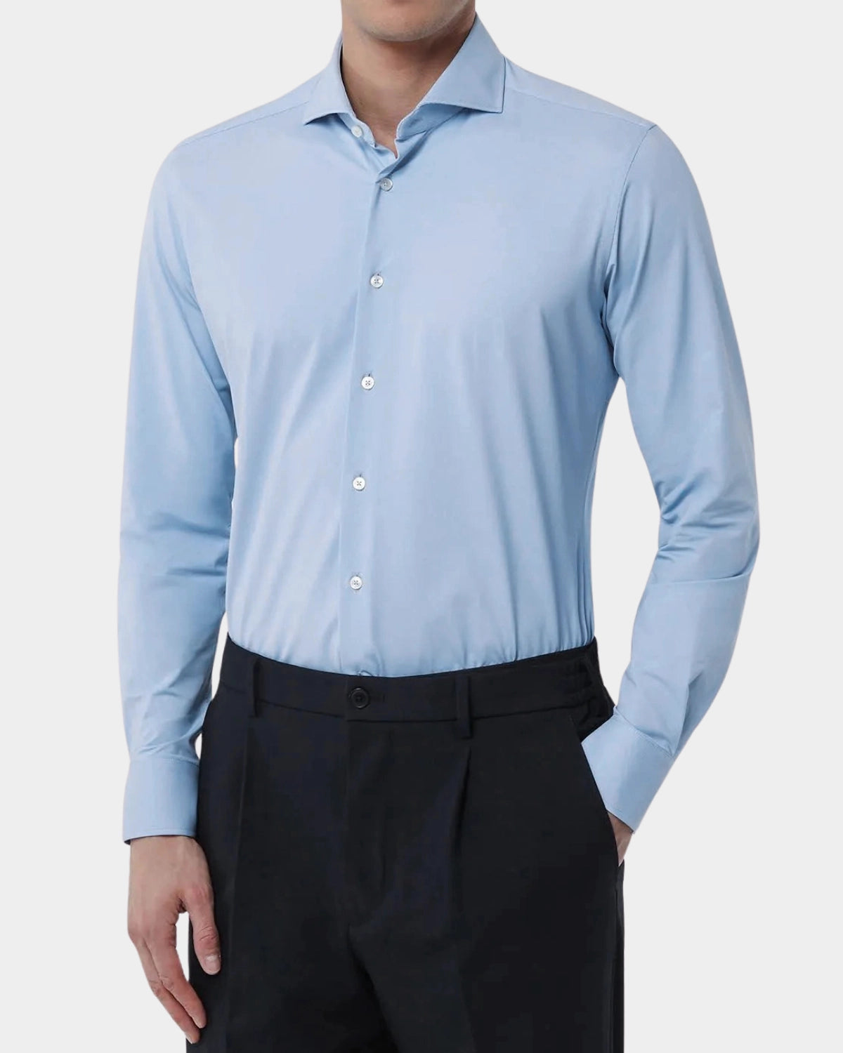 Active Solid Shirt - Blue - Hugo Sthlm