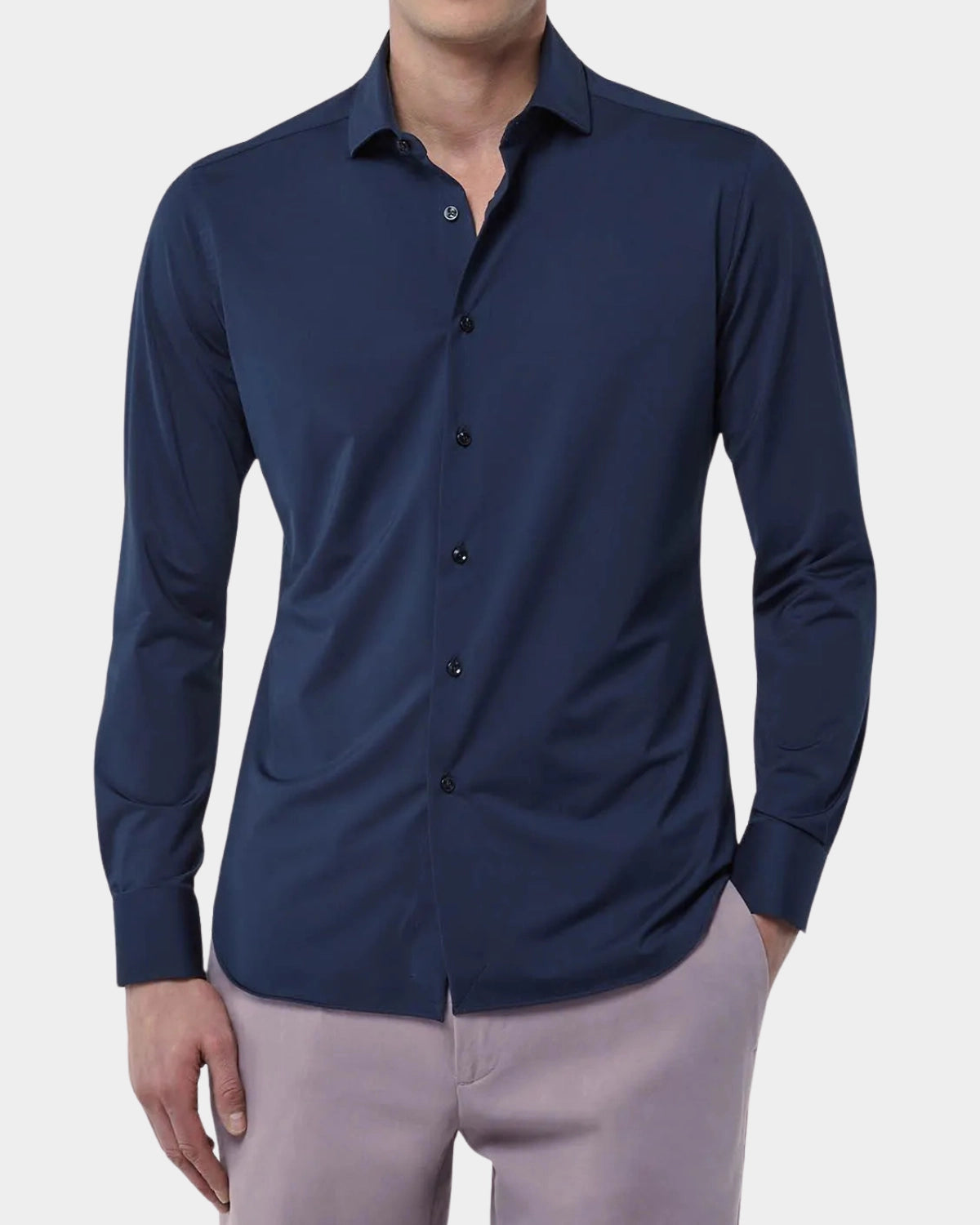 Active Solid Shirt - Navy - Hugo Sthlm