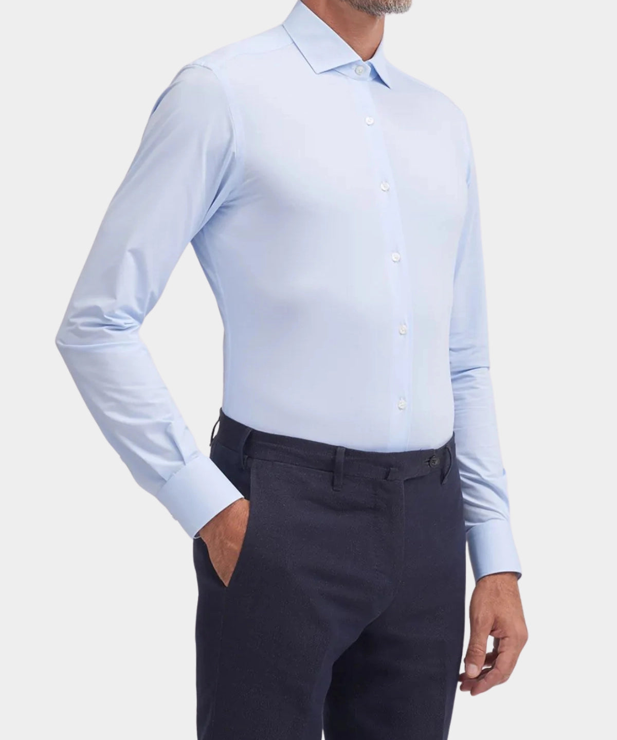 Active Solid Shirt - Lt Blue - Hugo Sthlm