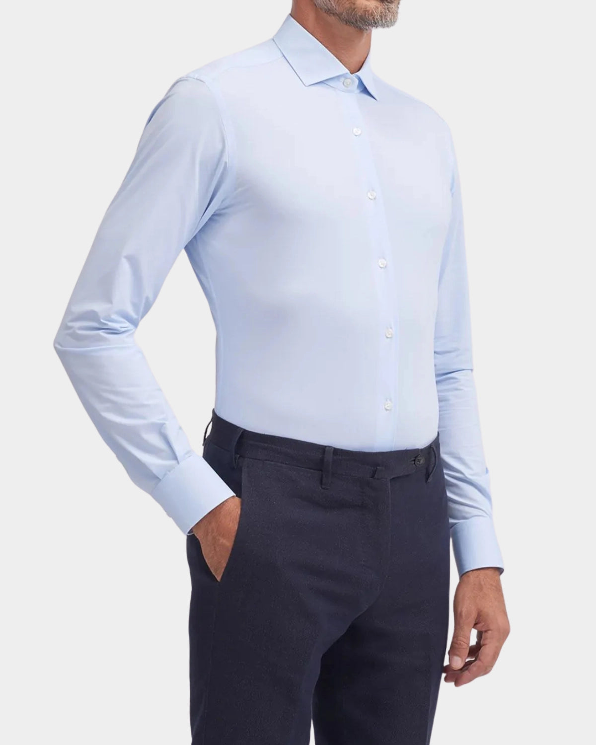 Active Solid Shirt - Lt Blue - Hugo Sthlm