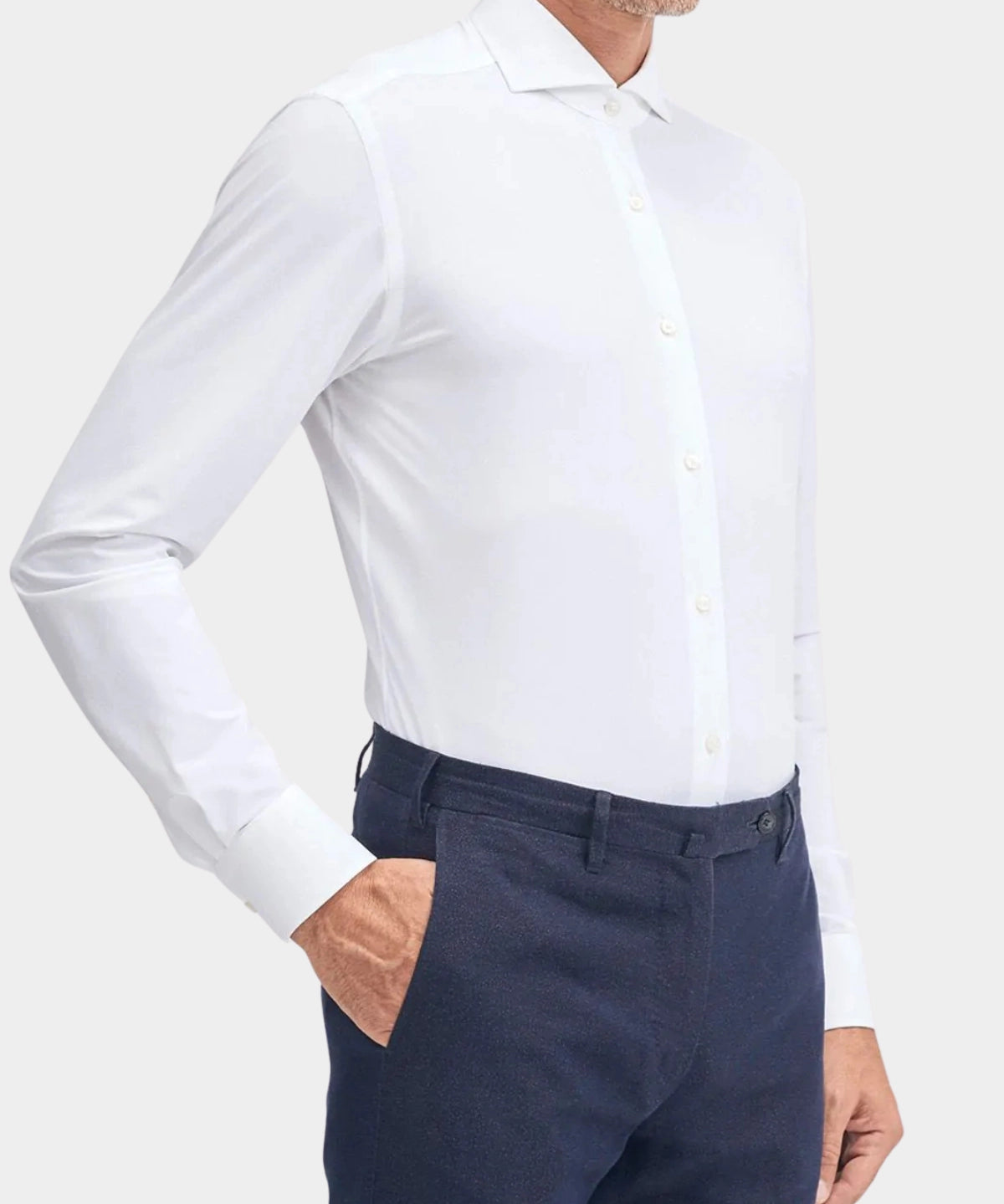 Active Solid Shirt - White - Hugo Sthlm