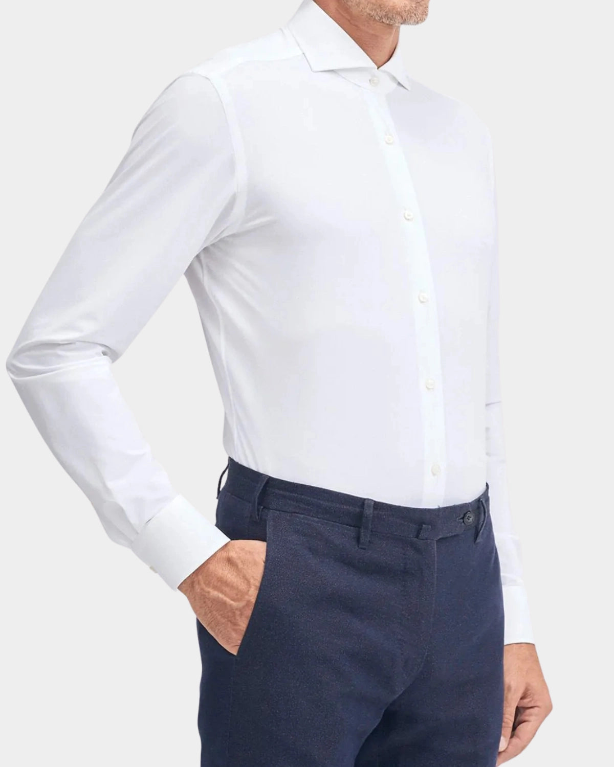Active Solid Shirt - White - Hugo Sthlm
