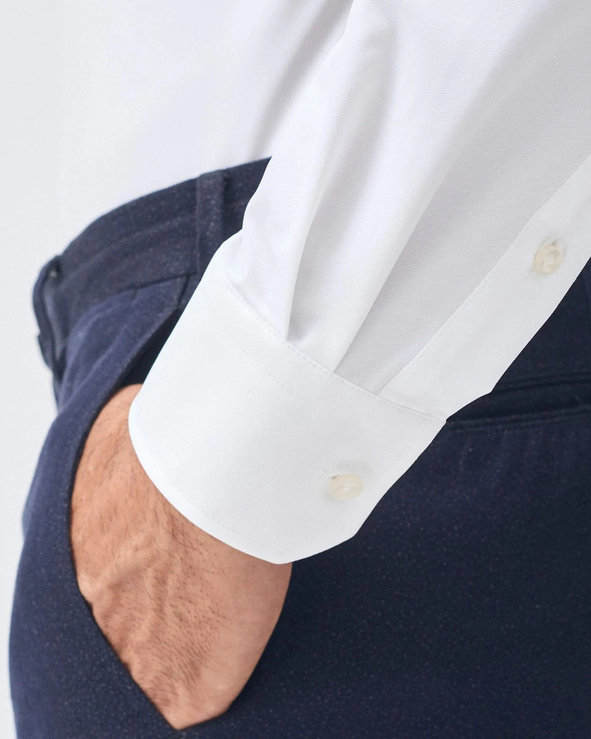 Active Solid Shirt - White - Hugo Sthlm
