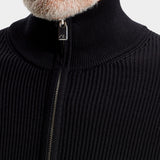 Alexis Full Zip Cardigan - Black