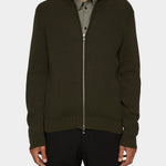 Alexis Full Zip Cardigan - Forest Green - Hugo Sthlm