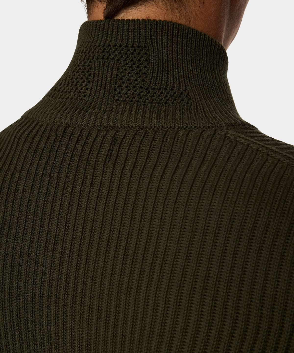 Alexis Full Zip Cardigan - Forest Green - Hugo Sthlm