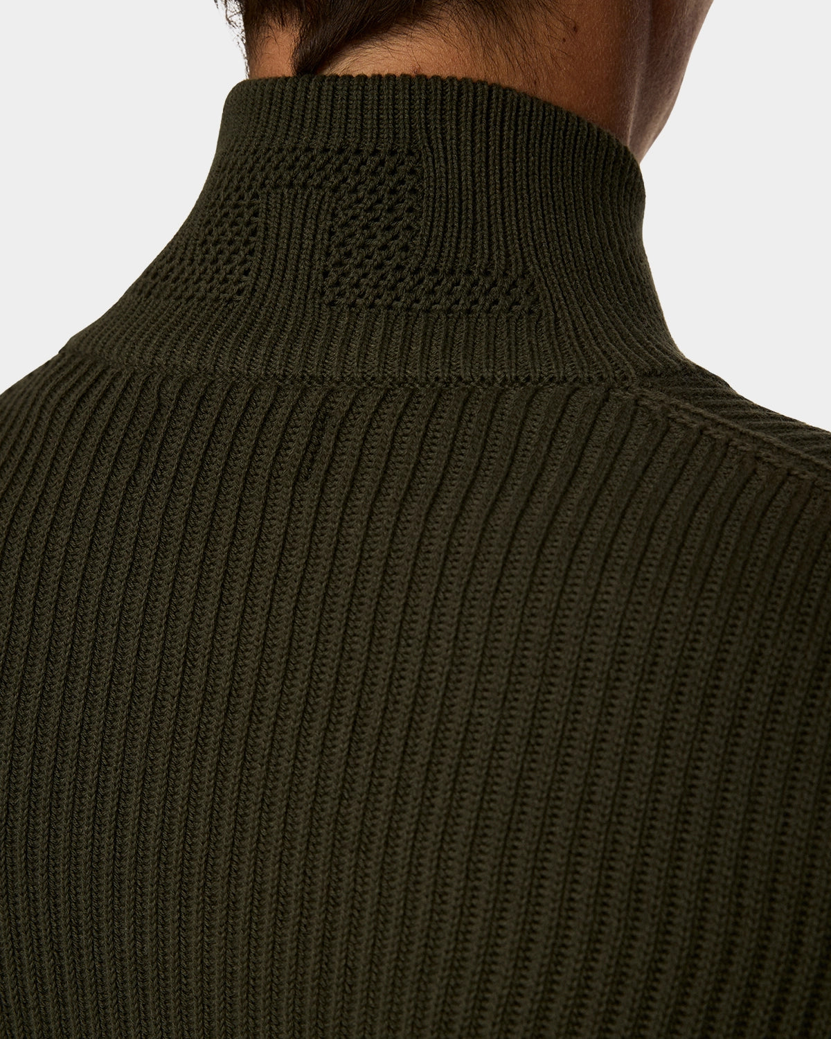 Alexis Full Zip Cardigan - Forest Green - Hugo Sthlm