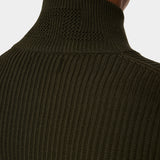 Alexis Full Zip Cardigan - Forest Green - Hugo Sthlm