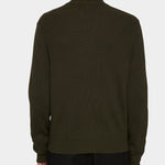 Alexis Full Zip Cardigan - Forest Green - Hugo Sthlm