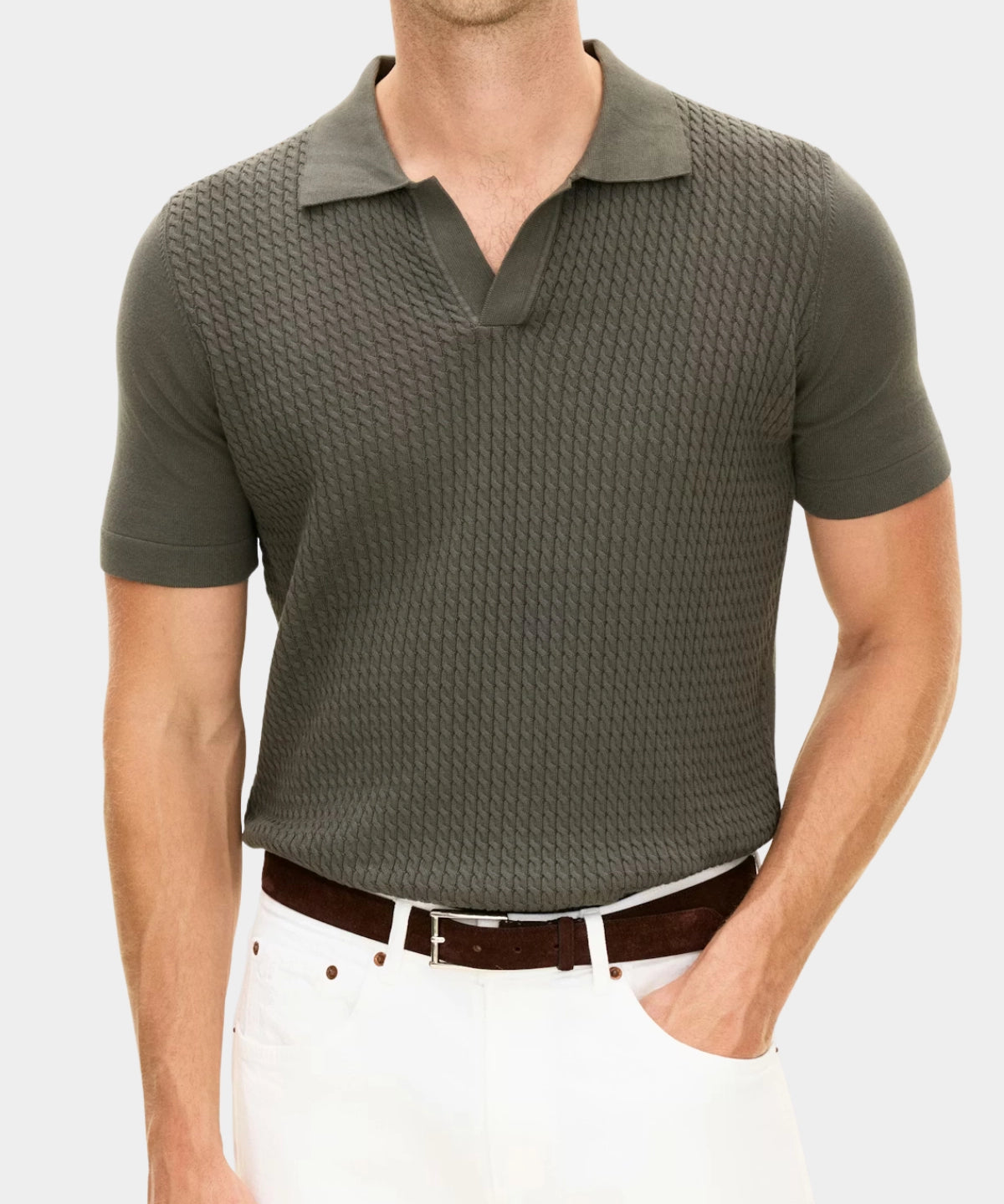 Alf Poloshirt - Netle Green - Hugo Sthlm