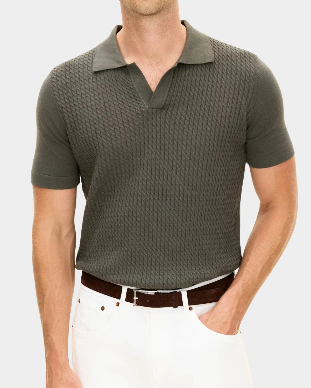 Alf Poloshirt - Netle Green - Hugo Sthlm