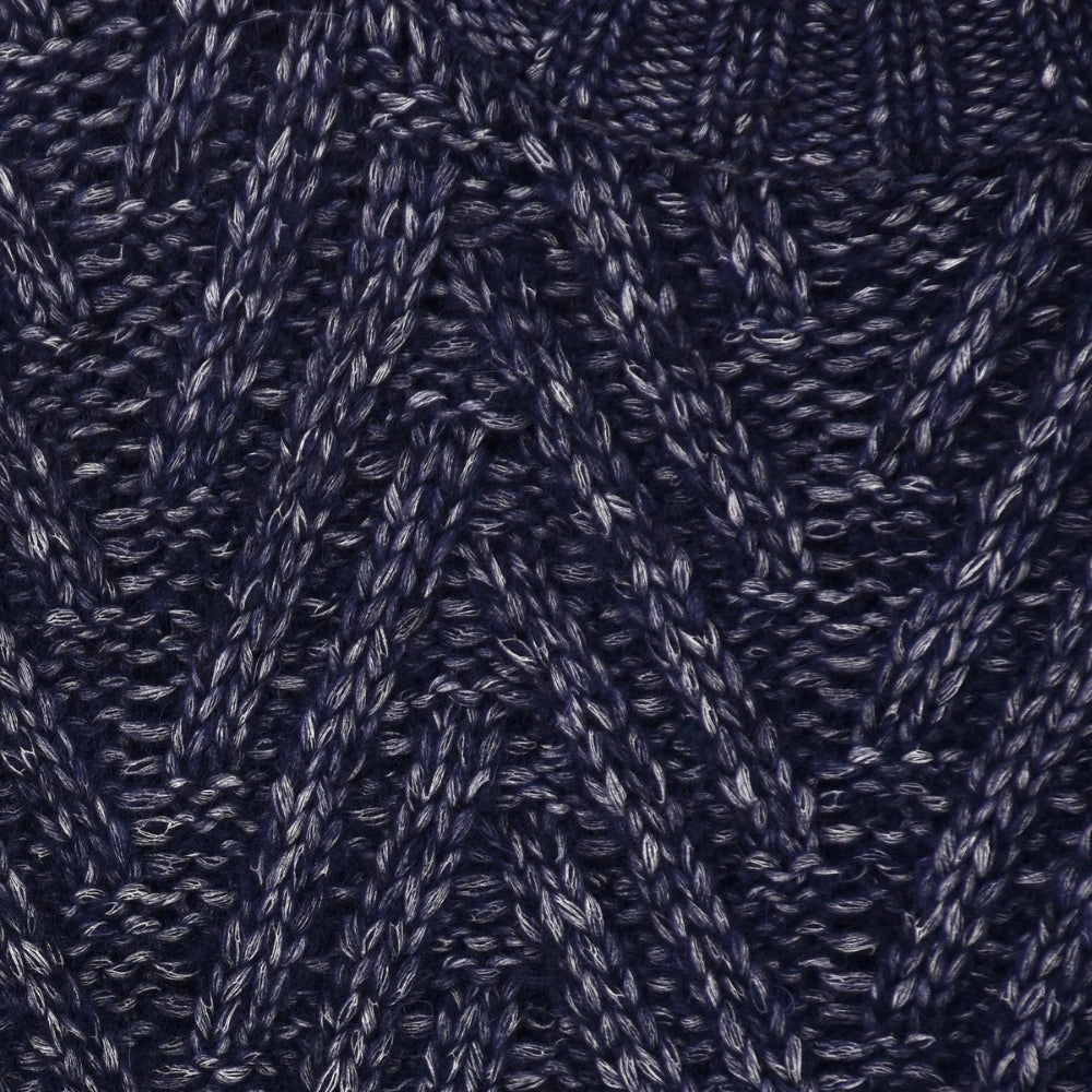 Alpaca Merino Cashmere Knit - Blue - Hugo Sthlm