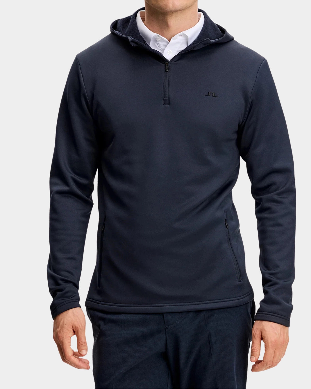 Aerial Quarter Zip Hood - JL Navy - Hugo Sthlm