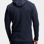 Aerial Quarter Zip Hood - JL Navy - Hugo Sthlm