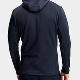 Aerial Quarter Zip Hood - JL Navy - Hugo Sthlm