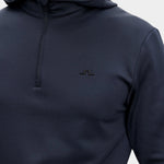 Aerial Quarter Zip Hood - JL Navy - Hugo Sthlm