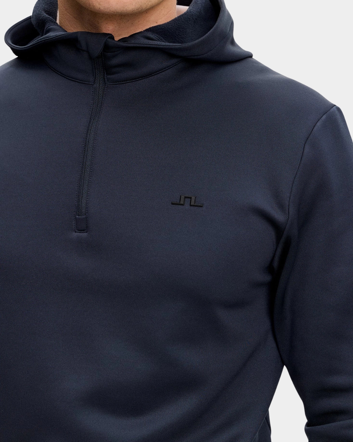 Aerial Quarter Zip Hood - JL Navy - Hugo Sthlm