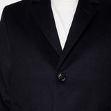 August Melton Cashmere Coat - JL Navy - Hugo Sthlm