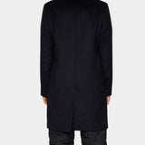 August Melton Cashmere Coat - JL Navy - Hugo Sthlm