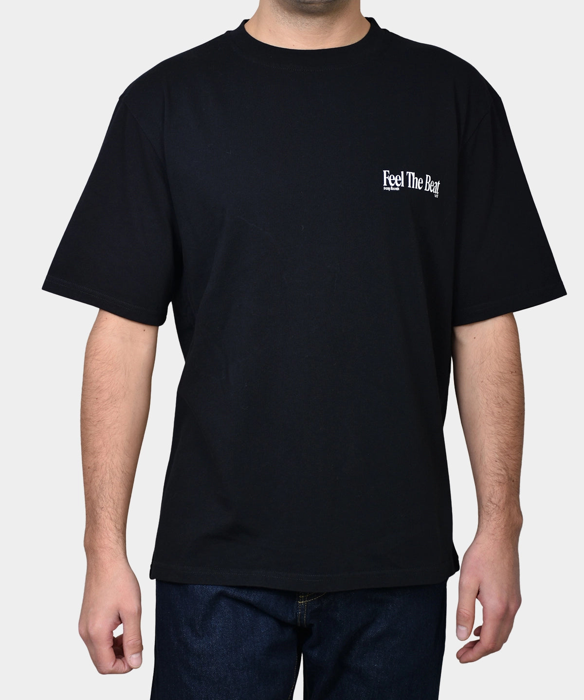 Berkley Tee Feel The Beat Chest - Black - Hugo Sthlm