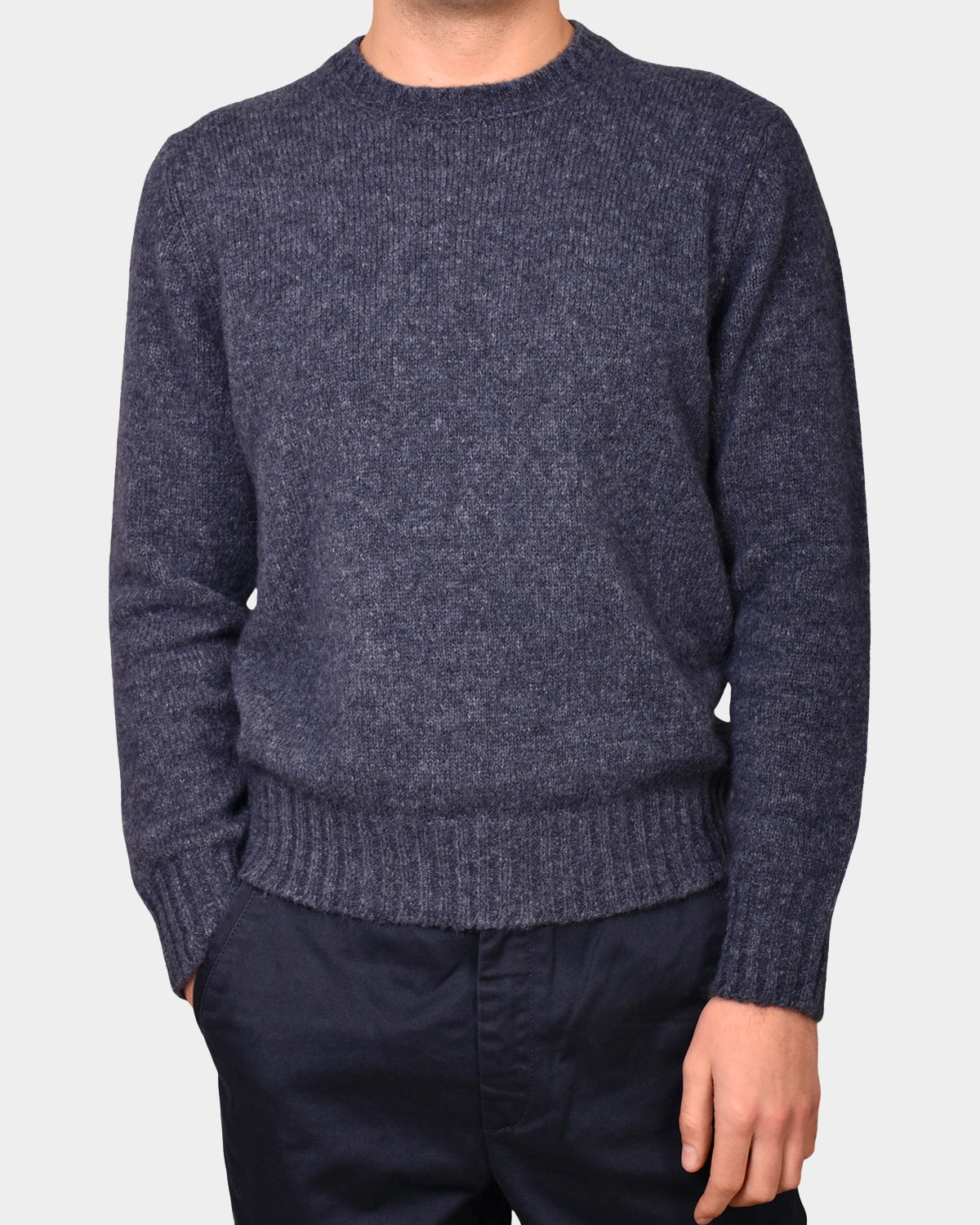 Baby Alpaca/Merino Wool - Steel Blue - Hugo Sthlm