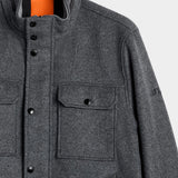 Bailey Wool Jacket - Mid Grey Melange