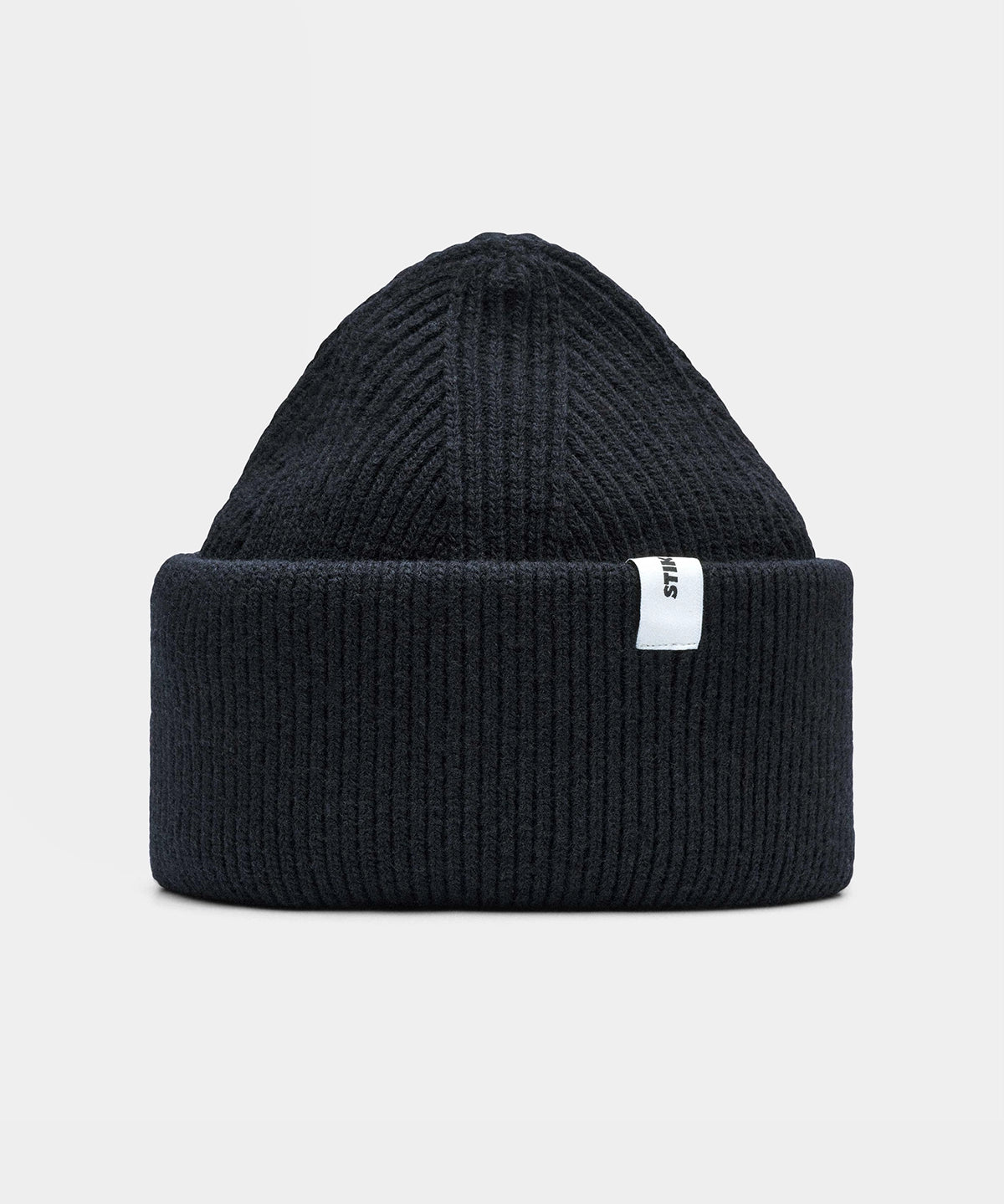 Beanie 01 Merino - Black - Hugo Sthlm