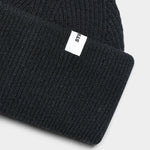 Beanie 01 Merino - Black - Hugo Sthlm