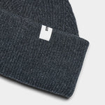 Beanie 01 Merino - Dark Grey - Hugo Sthlm
