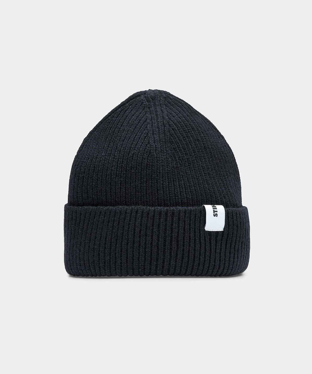 Beanie 02 Merino - Black - Hugo Sthlm