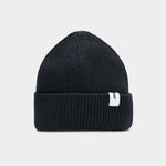 Beanie 02 Merino - Black - Hugo Sthlm