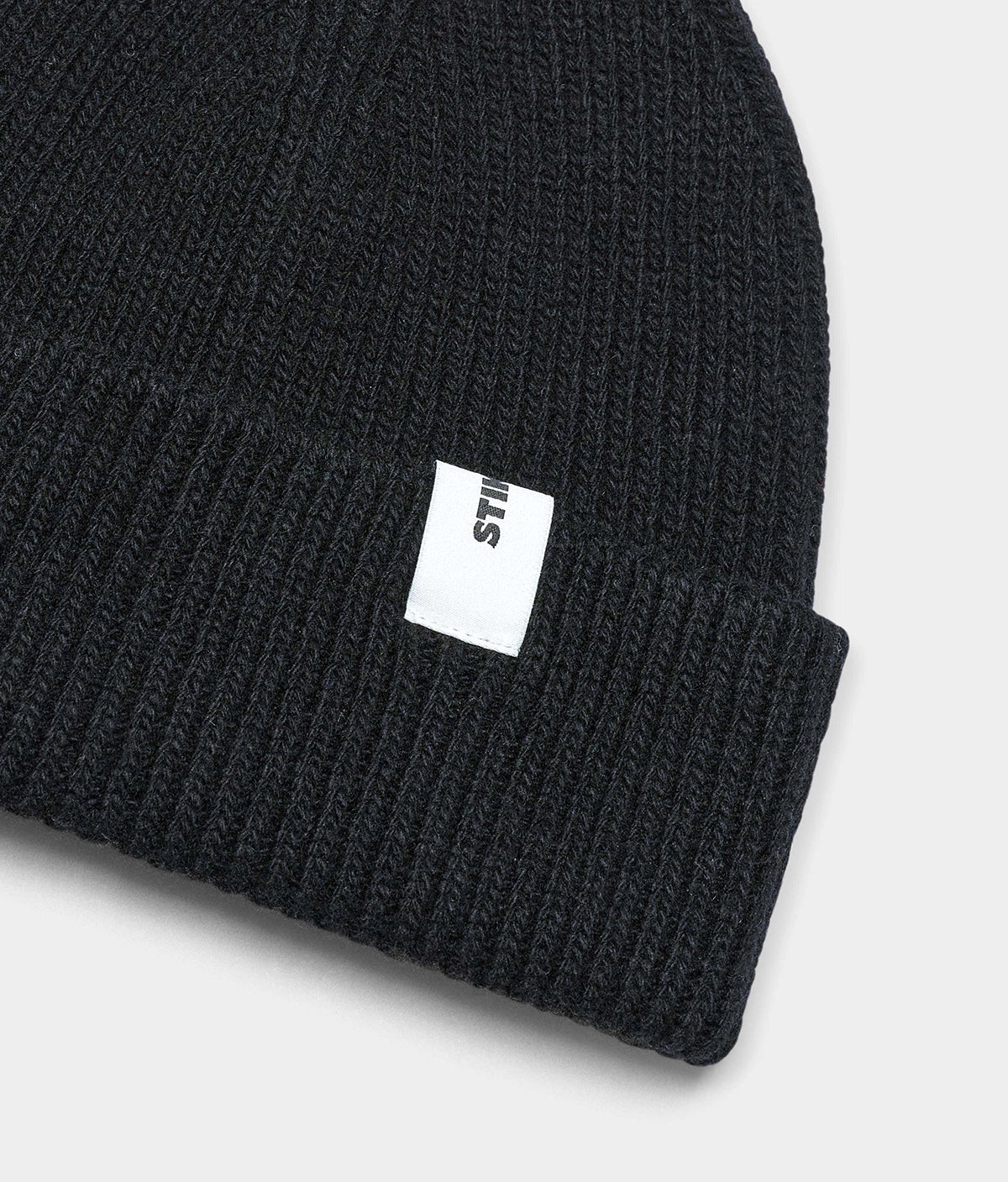 Beanie 02 Merino - Black - Hugo Sthlm