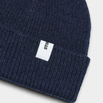 Beanie 02 Merino - Navy - Hugo Sthlm