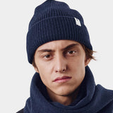 Beanie 02 Merino - Navy - Hugo Sthlm