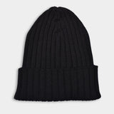 Beanie Ribbed - Black - Hugo Sthlm