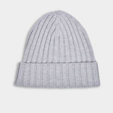 Beanie Ribbed - Grey - Hugo Sthlm