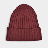 Beanie Ribbed - Wine - Hugo Sthlm