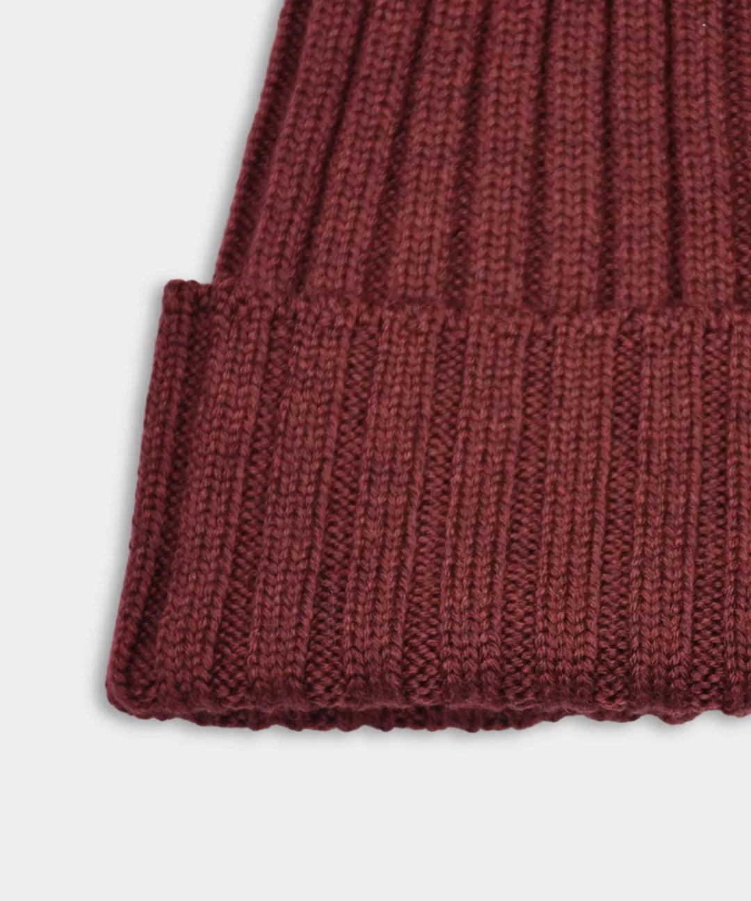 Beanie Ribbed - Wine - Hugo Sthlm