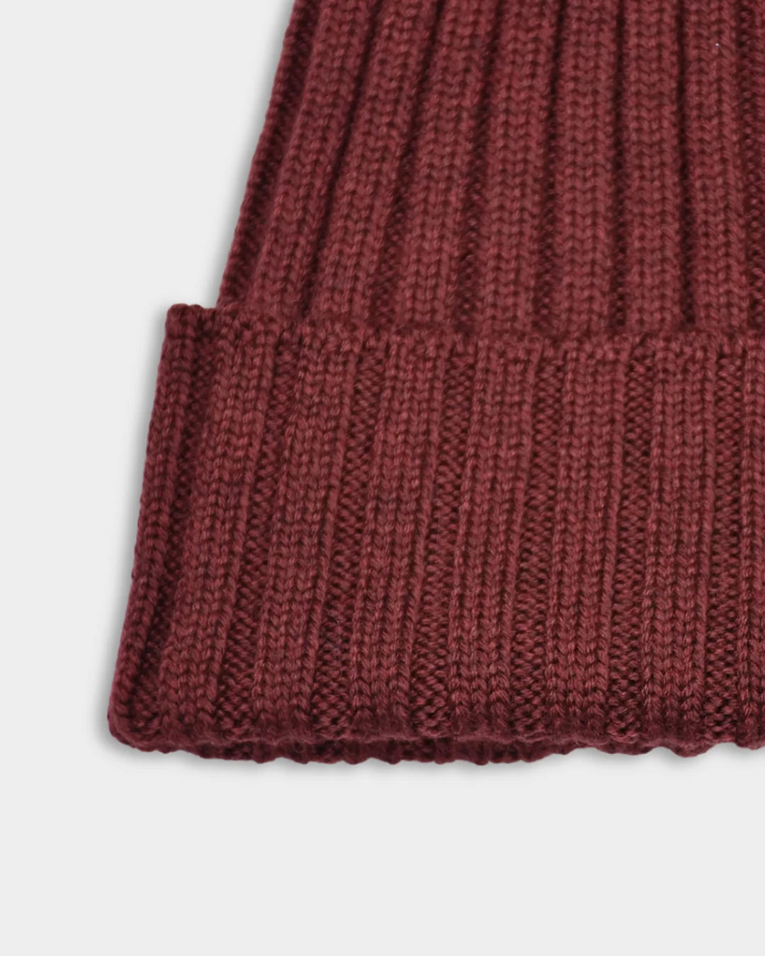 Beanie Ribbed - Wine - Hugo Sthlm