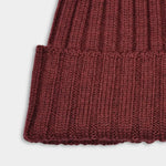 Beanie Ribbed - Wine - Hugo Sthlm